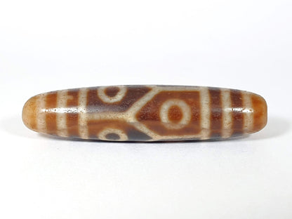 N-FA-062026-6EL angled view, warm tone variation, new bead, agate 