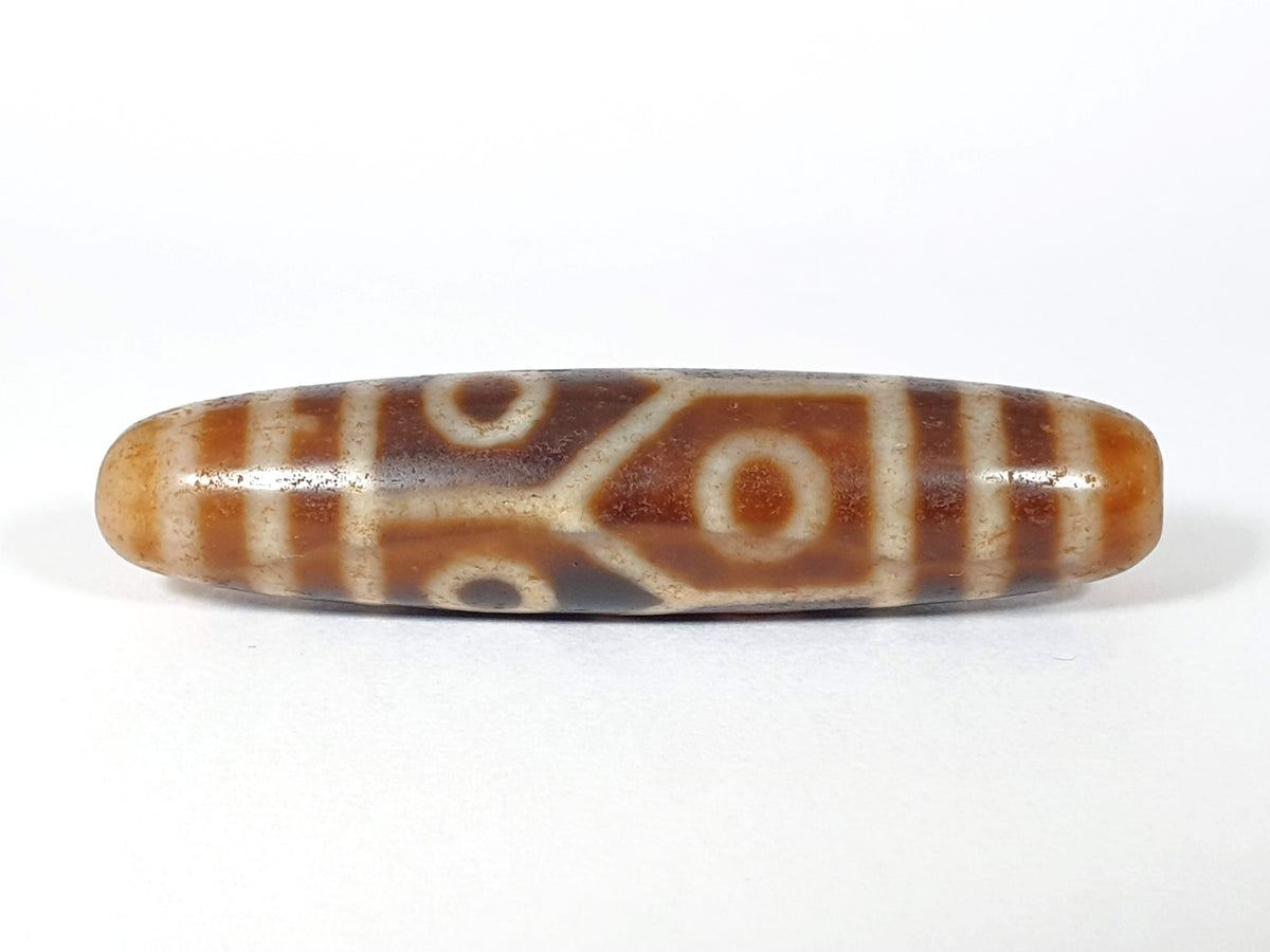 N-FA-062026-6EL angled view, warm tone variation, new bead, agate