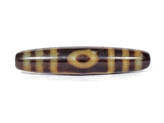 N-FA-062026-3E new three eye dzi, single eye face, 57.9mm, agate