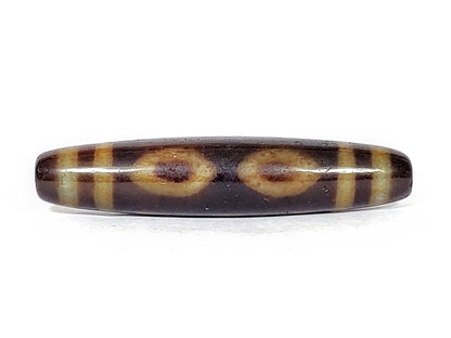 N-FA-062026-3E two eye face, paired eyes, new reproduction agate