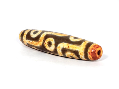 V-FA-062026-9EA3 angled view, orange-red end cap, clean drill opening