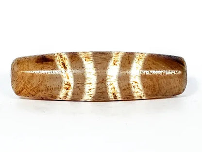 Ac-031322-7SChung, Face B, warm honey-brown and chocolate-brown ground variation, flowing diagonal stripes, unretouched