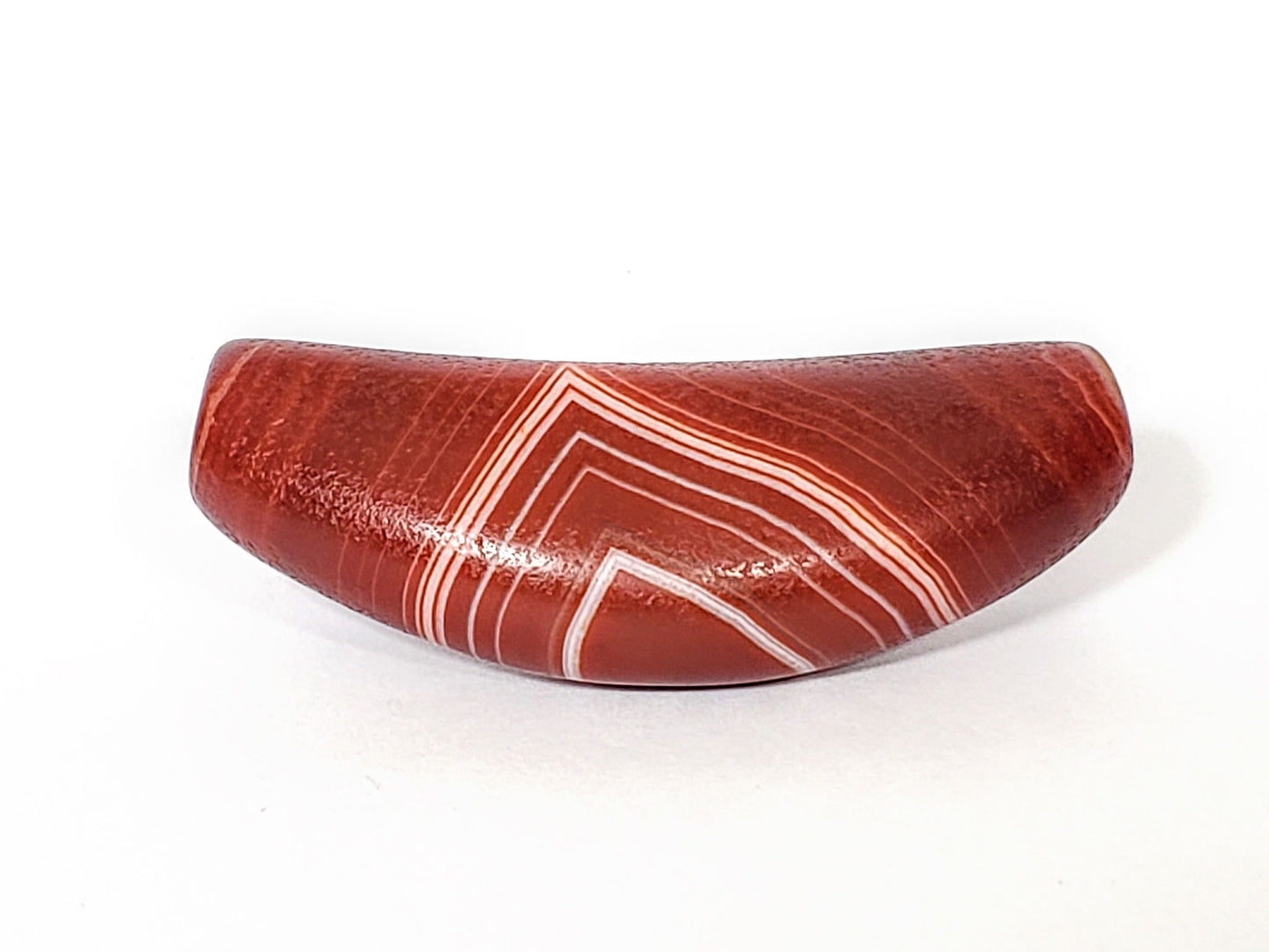 N-N-062126-BOW4 face detail, nested chevron banding