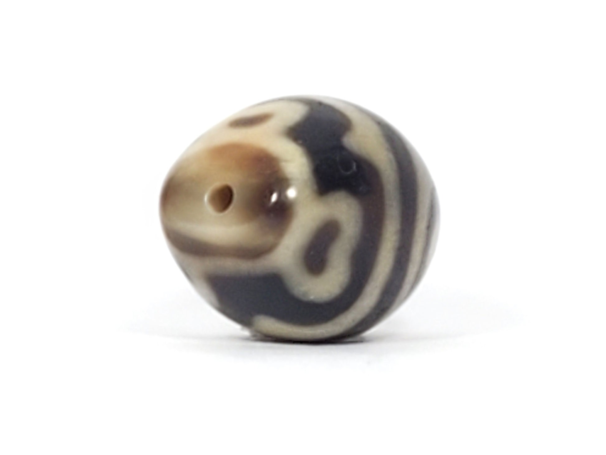 At-061826-RTTL opposite drill hole pole, honey-brown tip, lotus curl wrapping pole zone, mirror gloss, unretouched