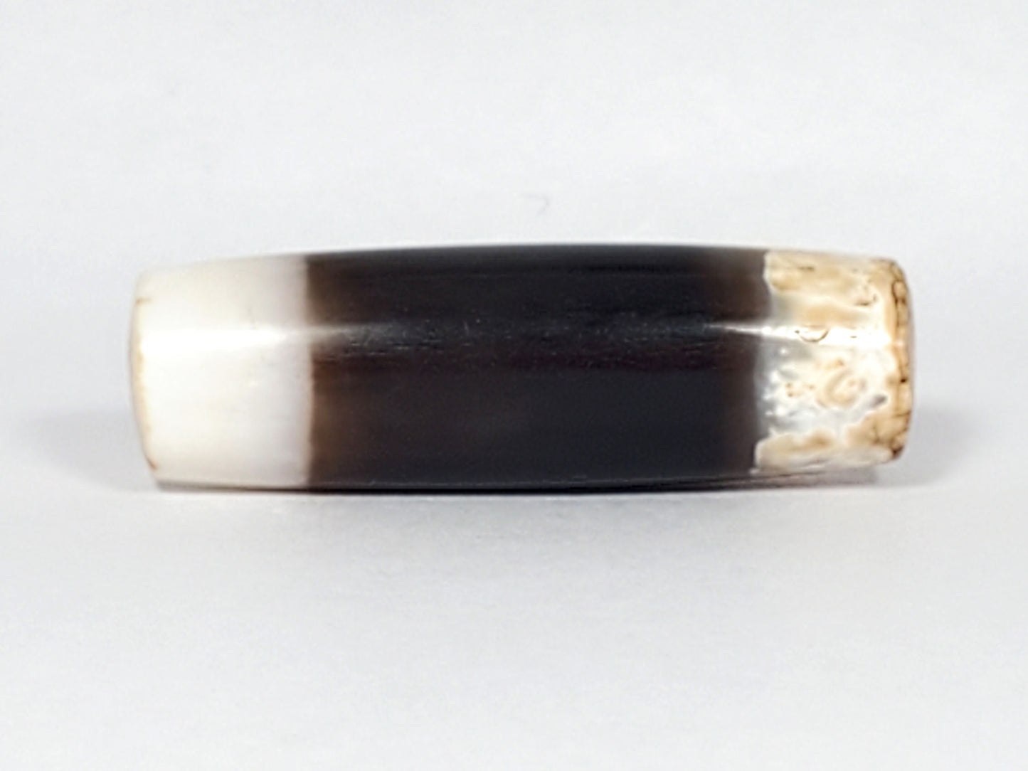 Ac-061426-1SChungBS ancient Chung dzi, Face C, soft white-to-black gradient transition, calcification at right, unretouched