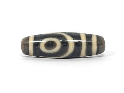 Ac-052525-2E Face B, concentric ring eye distinct from Face A spiral eye, cool grey-brown ground, unretouched