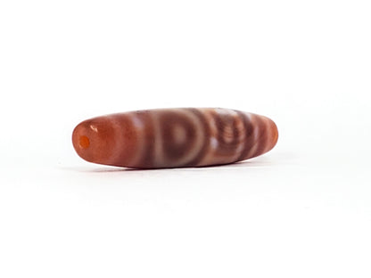 At-102324-DHGE three-quarter view End A terracotta cap full spindle profile dzi unretouched
