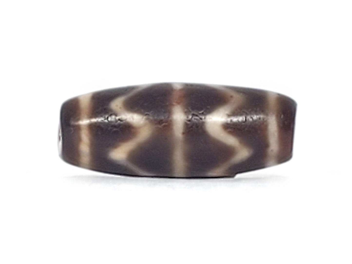 At-102524-DTT face C downward chevron geometry deep charcoal-brown cream motif dzi unretouched