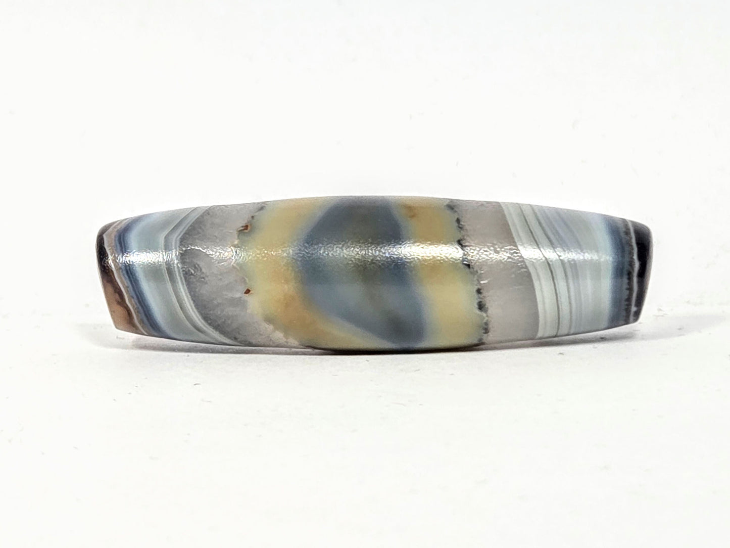 At-N-013126-1E antique natural one eye agate, 51.4mm, unretouched