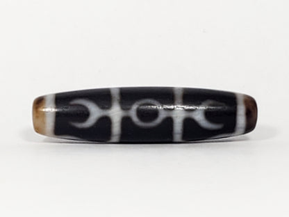 古董莲师法器图腾血斑天珠 (Ant-TiD-B-GRRS-082024)