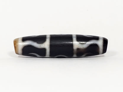 古董莲师法器图腾血斑天珠 (Ant-TiD-B-GRRS-082024)