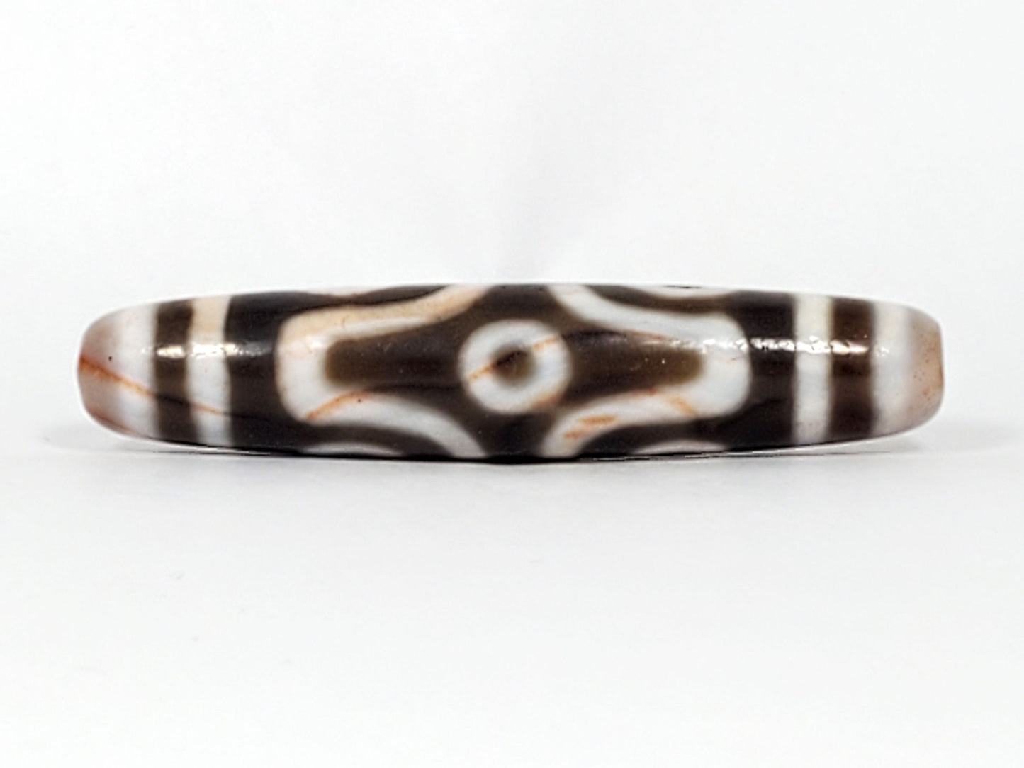 At-082824-6EBS2 face A angular pointed-oval eye frame deep dark warm-brown 57.7x11.8mm dzi unretouched