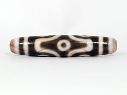 At-082824-6EBS2 face A angular pointed-oval eye frame deep dark warm-brown 57.7x11.8mm dzi unretouched