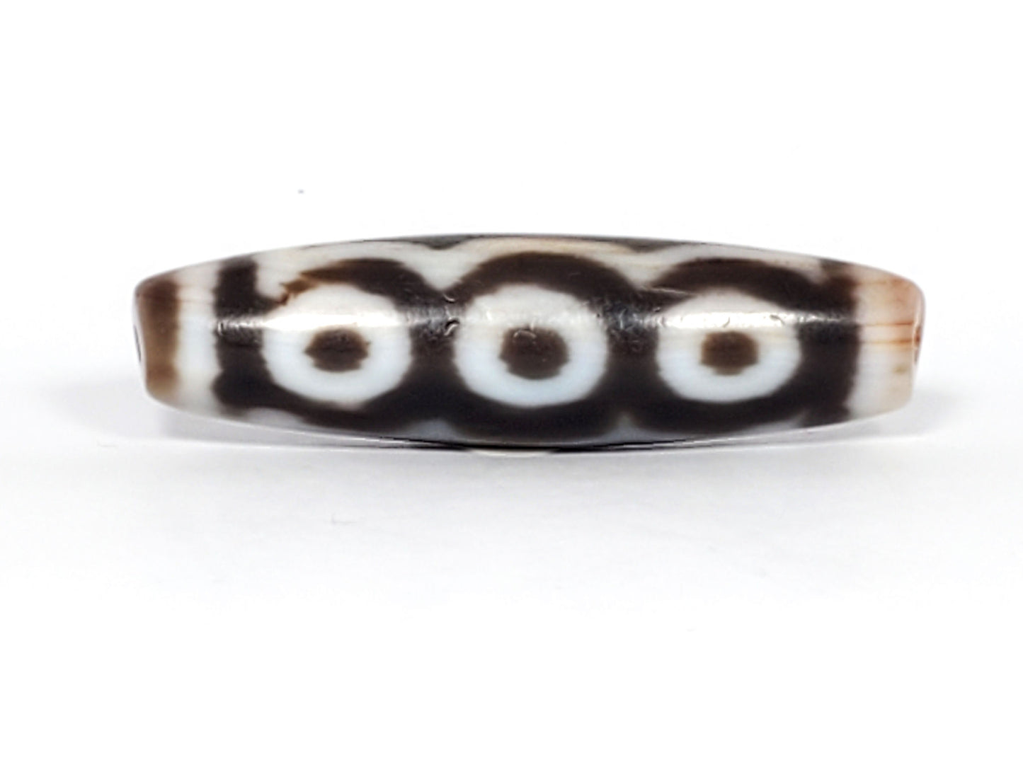 At-112623-6EBS face C three open-ring eyes bright white deep dark brown dzi unretouched