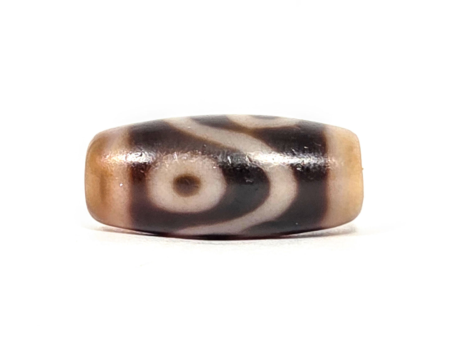 At-061926-4EW close view, eye and wave fused as single line, warm honey-tan end caps, unretouched