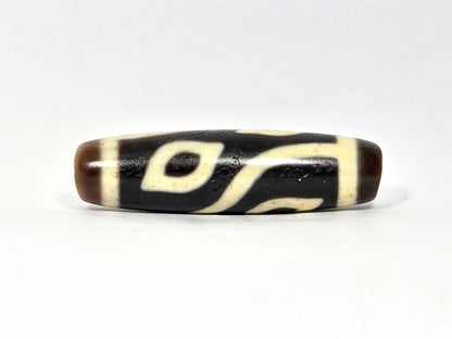 N-090225-4E2 rotation 3, eye ring with curve sweep, dark brown to pitch-black transition, unretouched