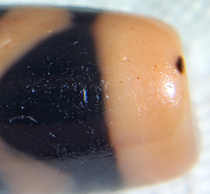 古董波纹天珠 (TiD-Ant-S-B-W-070223) - 小天珠