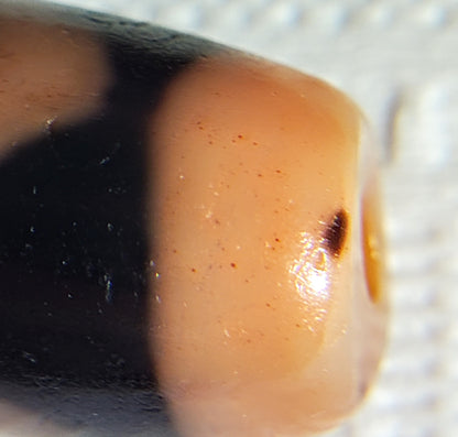 古董波纹天珠 (TiD-Ant-S-B-W-070223) - 小天珠