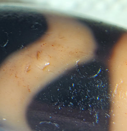 古董波纹天珠 (TiD-Ant-S-B-W-070223) - 小天珠