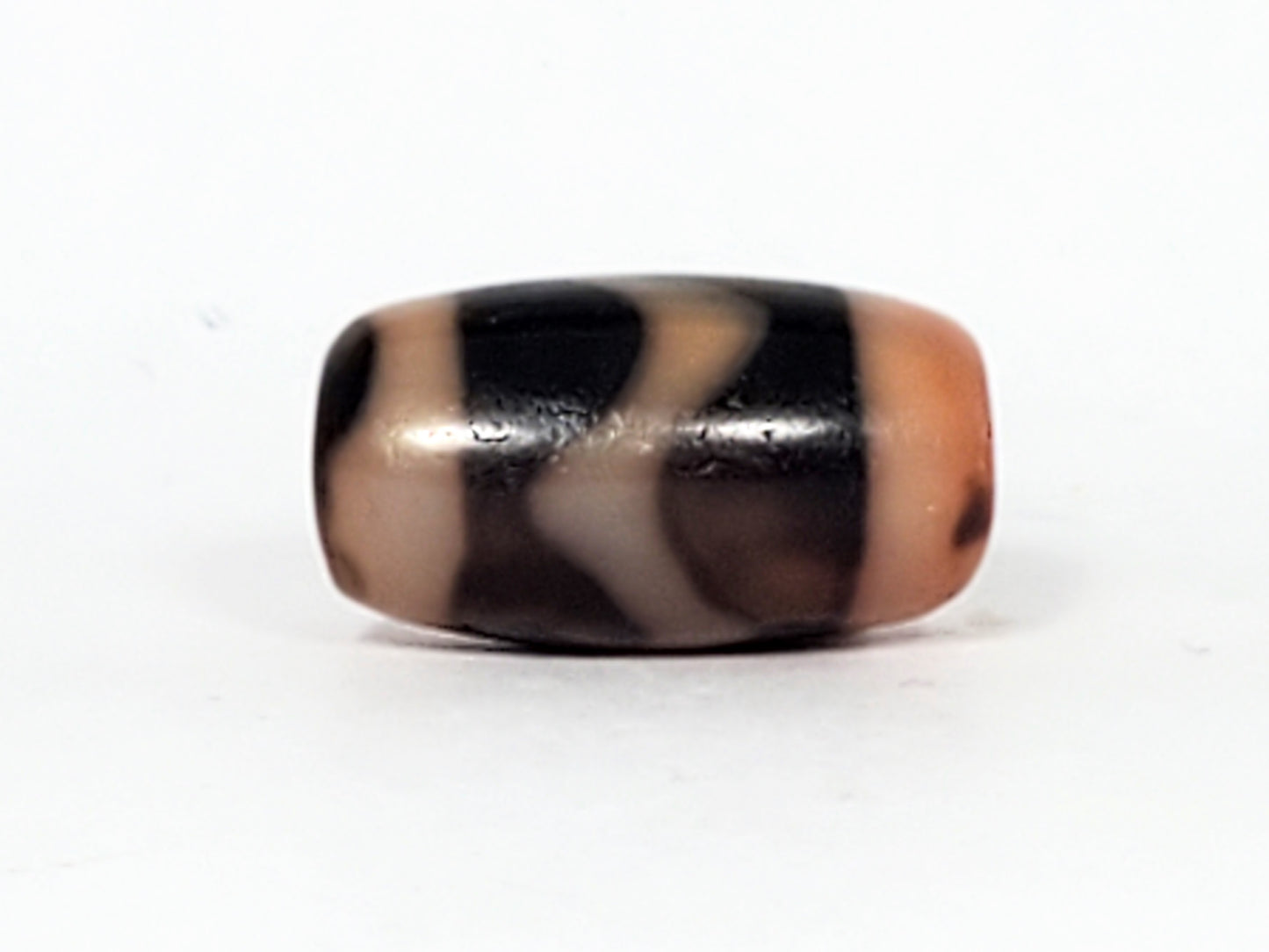 古董波纹天珠 (TiD-Ant-S-B-W-070223) - 小天珠