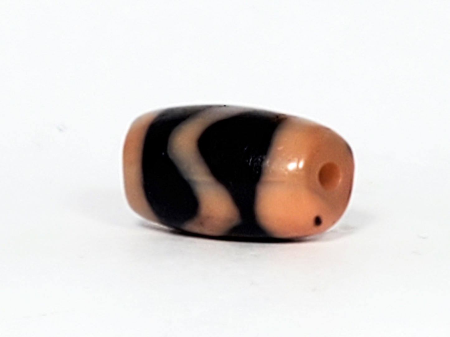 古董波纹天珠 (TiD-Ant-S-B-W-070223) - 小天珠