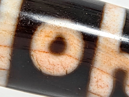 At-070626-GRRP3EBS macro eye zone close-up, cinnabar micro-dots, age crazing lines, cream-white eye, unretouched