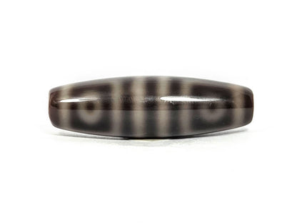 N-071126-4EV face C, cool grey-brown banding, matte finish, consistent stripe pattern from side, unretouched