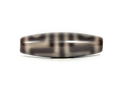 N-071126-4EV face D, fourth side orientation, grey-cream zones diffuse at edges into dark grey-brown ground, unretouched