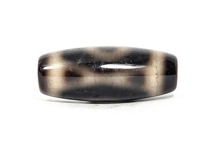 Two Eye motif N-FA-071426-2E face B — broader softer eye halo, deep grey-brown transitional band, unretouched.